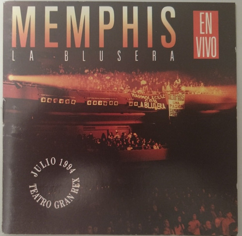 Memphis La Blusera - En Vivo 1994 Teatro Gran Rex Cd
