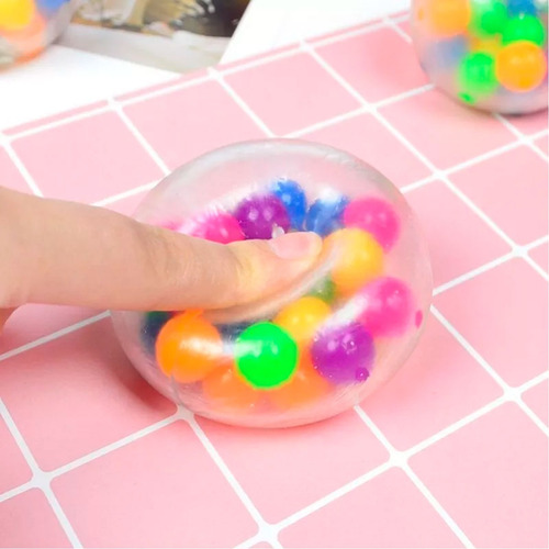 Imagen 4 de 5 de Stress Ball Globbe Squishy Pelota Antistress Varios Colores
