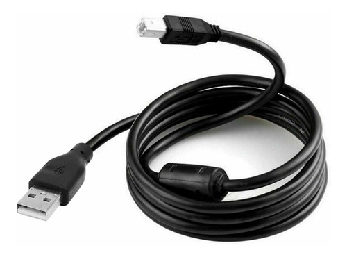 Cabo Extensor 5m Para Impressora Usb 2.0 Am/bm 5 Metros