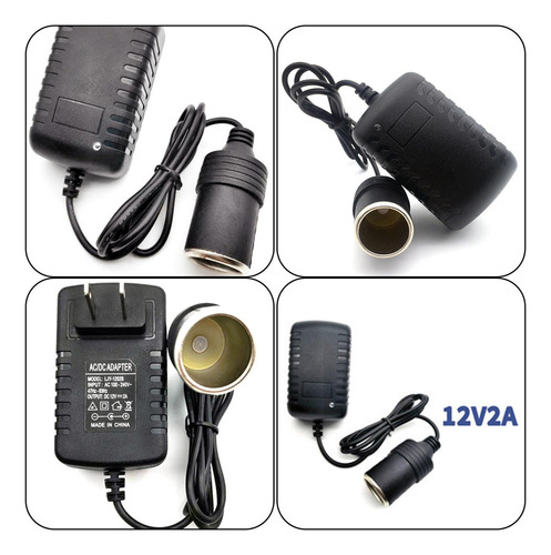 Enchufe Adaptador For Coche Cable De Encendedor Convertidor
