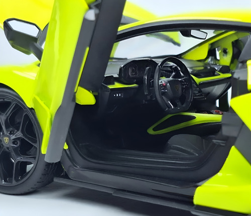 2025 - 1/18 Lamborghini Revuelto Hybrid Colección Metal Lemon Green
