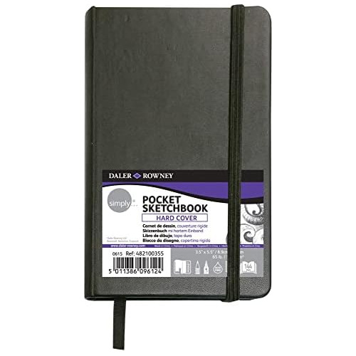 Cuaderno De Bocetos De Bolsillo Dalerrowney  , 3.5 PuLG...