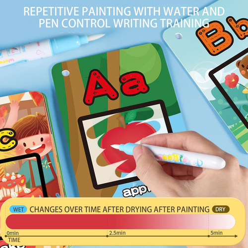 Libro De Dibujo De Agua Para Niños Tarjetas Para Colorear De