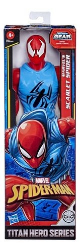 Marvel Spider-man Titan Hero Figura De Acción Scarlet Spider