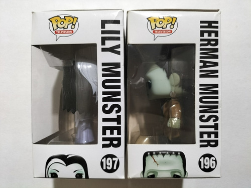 Herman Y Lily Munster #196 #197 - Funko Pop! (Usado)