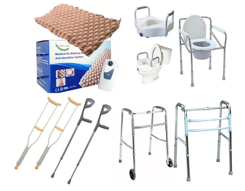 Imagen 1 de 10 de Muletas,andador,sobrewater,canadienses,sillas.alquiler