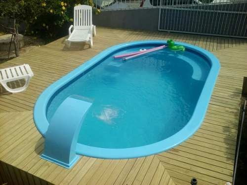 Piscinas de bambú Boryana Boryana 4 ovaladas de 4 m 2,5 m 1,4 m