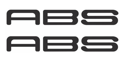 Faixa Emblema Adesivo Kawasaki Abs Preto Par Abs01