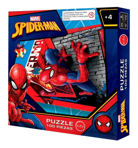 Juego De Mesa Puzzle Marvel Royal Spider Man Febo