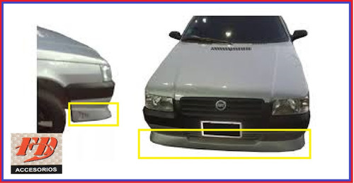 Spoiler Delantero Fiat Uno Fire 