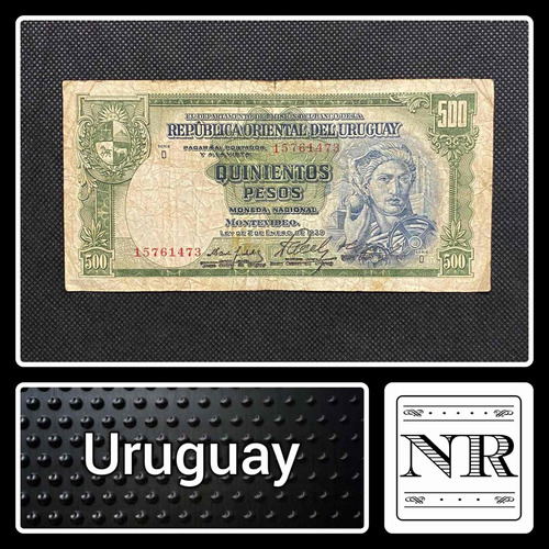 Uruguay - 500 Pesos - Año 1967 - P #44