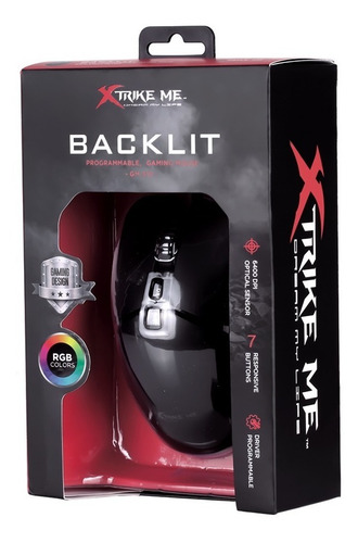 Imagen 4 de 6 de Mouse Gamer Xtrike Me Gm-310 Con Luz Rgb Optico Pc Gamer