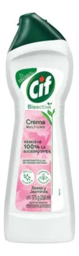 Limpiador Crema Cif Multiuso Fragancia Rosa Y Jazmin X 375g