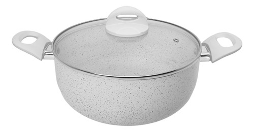 Kit 3 Panela Caçarola Cerâmica Antiaderente Vanilla 20cm
