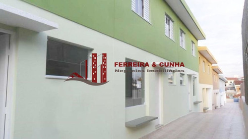 Imagem 13 de 15 de Sobrado Novo Em Condomínio Fechado À Venda Na Vila Nova Mazzei! - Fc655