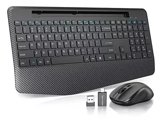 Teclado Y Mouse Inalámbricos, Combinación Ergonómica Inalámb