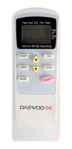 Aire acondicionado Daewoo split inverter frío/calor 2958 frigorías blanco DW6INV-3200FC
