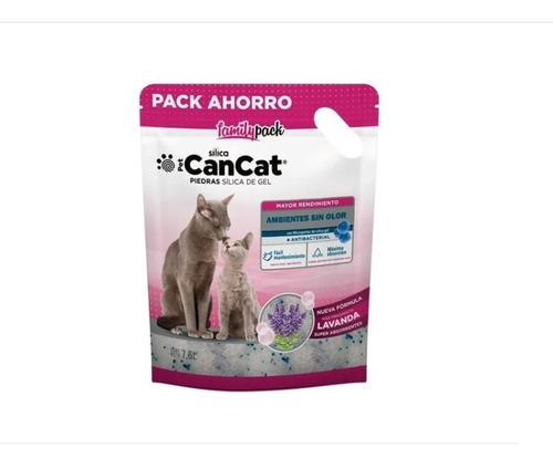 Piedras Silica Sanitarias Can Cat Gato Persa Lavanda 7,6lts