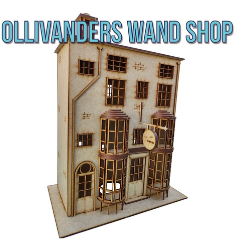 Imagen 1 de 8 de Ollivanders Wand Shop (harry Potter) Maqueta Rompecabezas Fx
