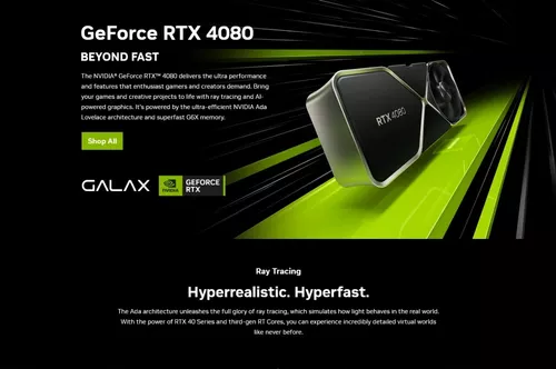 Placa de Vídeo Galax Nvidia GeForce RTX 4080 SG 1-Click OC 16GB