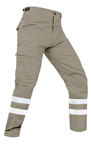 Pantalon Paramedico Con Reflejante Antirasgaduras Repelente