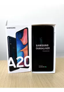 Samsung Galaxy A20 Negro Accesorios Completos 32 Gb Memoria Y 3 Gb Ram