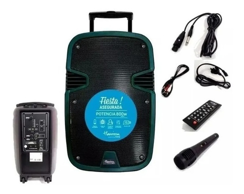 Imagen 2 de 2 de Parlante Portatil Kanji Acid Fluid 500w Bluetooth Luces Led