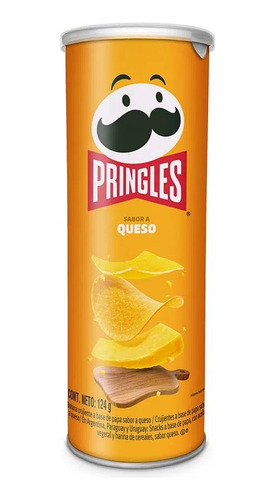 Papas Fritas Pringles Queso Tubo X124g - Sr Goloso