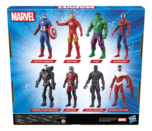 Avengers Ultimate Protectors Pack, 6 Pulgadas A Escala, 8 F