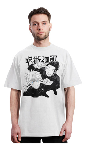 Jujutsu Kaisen - Gojo Y Geto - Amor Y Paz - Polera