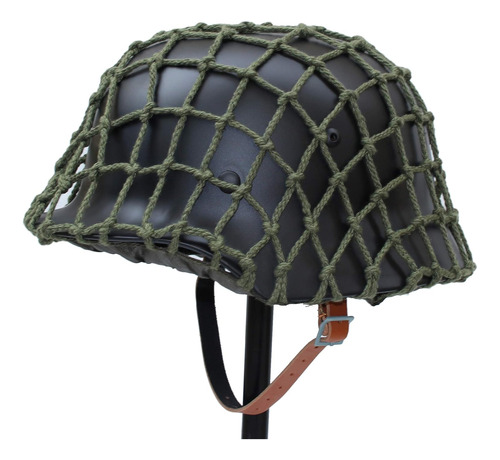 Anqiao Ww2 Wwii - Casco Alemán M35 Con Cubierta De Red, Mate