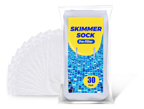 Wishdiam 30 Pack Skimmer Socks, Pool Skimmer Socks Funciona 