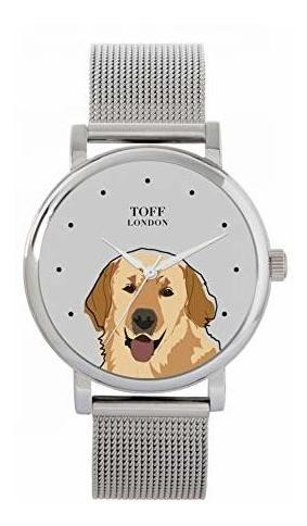 Reloj De Ra - Reloj De Ra - Beige Golden Retriever Head Watc