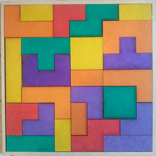 Juegos De Mesa: Tetris, Rompecabezas Circular Y Triángulos