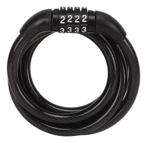 Cable Lock Bike, Combinación Antirrobo De Cuatro Dígitos Par