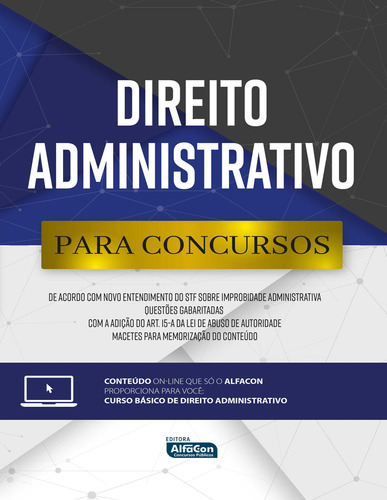 Para Concursos - Direito Administrativo, De Equipe Alfa., Vol. 1. Editorial Alfacon, Capa Mole, Edição 3 Em Português, 2023