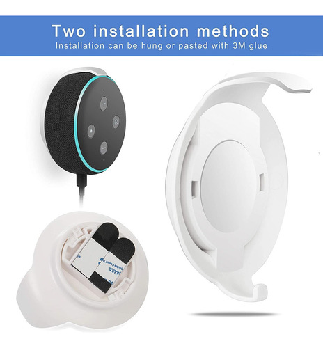 Wideplore Echo Dot Soporte De Montaje En Pared Para Echo Dot