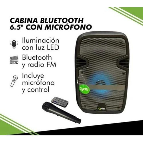 Parlante Cabina Sonido 6.5 Pulgadas Profesional Recargable 