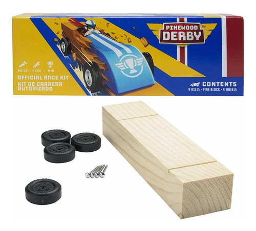 Scout Derby Grand Prix Kit Derivacion Madera Pino Vehiculo Y