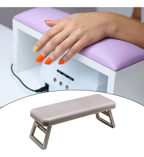 Reposabrazos Plegable Para Uñas, Alfombrilla Para Mesa De