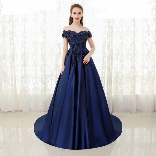 Vestido De Xv 15 Años Quinceañera Azul Marino Importado | Meses sin intereses Vestido De Xv 15 Años Quinceañera Azul Marino Importado | Meses sin intereses