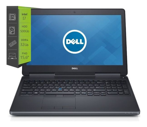 Dell Precision 7510 I7-6820hq 500gb 32gb 15,6  Juegos Diseño