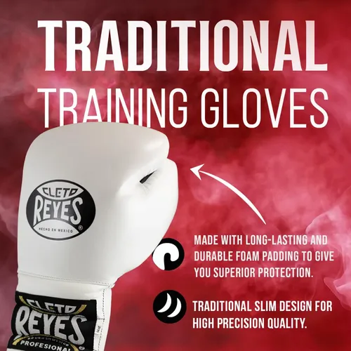 CLETO REYES ボクシンググローブ ホワイト12oz Cleto Reyes Traditional Professional-grade Boxing | MercadoLivre