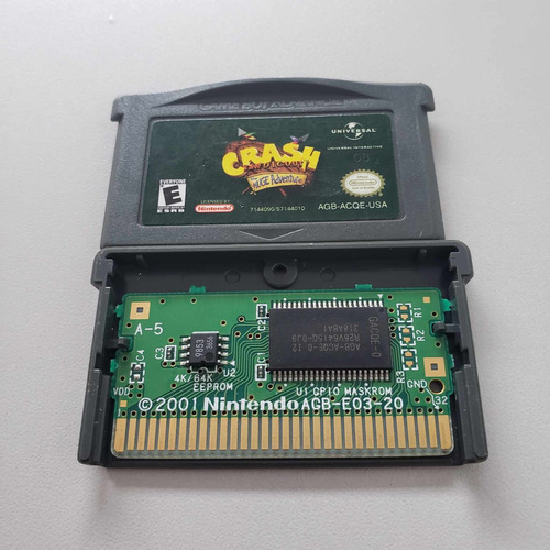Crash Bandicoot Huge Adventure Original Game Boy Advance Gba