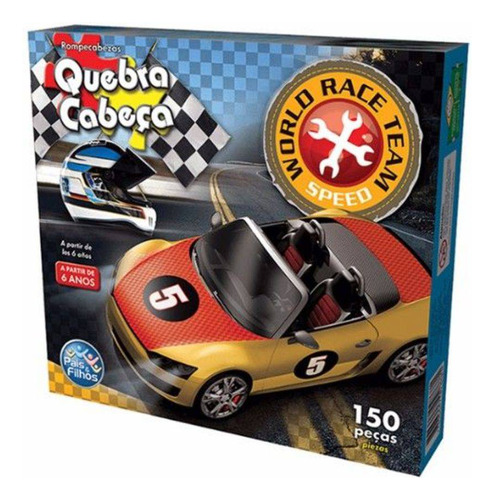 Quebra Cabeça 150 Peças Racers