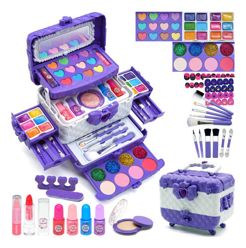 Kit De Maquillaje Para Ninos Para Ninas, Juguetes Para Ninas