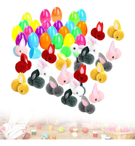 - Huevos De Pascua Con Conejitos De 26 Huevos De Conejo