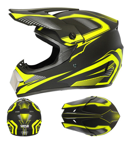 Casco De Motocross Profesional Off Road (30 Estilos)respect!