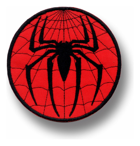 Parche Bordado Mediano Spiderman Hombre Araña Emblema