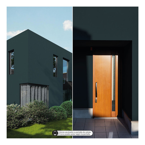 Pintura Látex Tecza 10l Colores Intensos Interior Y Exterior Azul Marino Mate